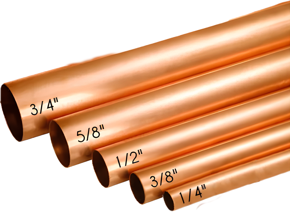 Cobre 3/4 , 5/8, ½, ¼. 3/8 ELUMA